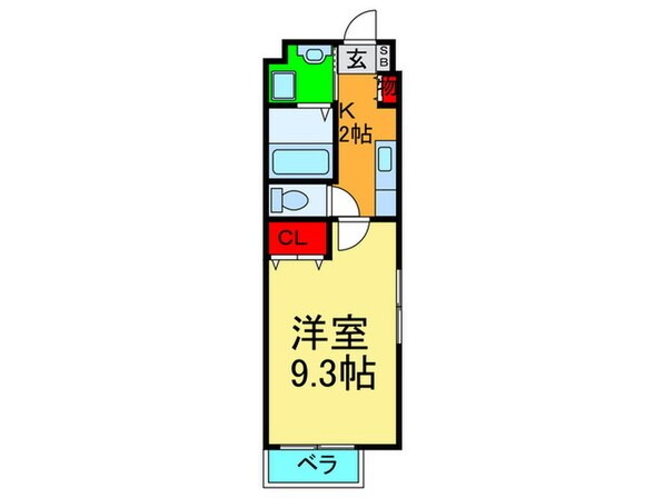 ドゥブランシェの物件間取画像